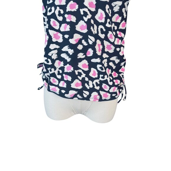 2/$30 NWT Salt & Cove Large Tankini Leopard Print Padded Bra Strappy Adjustable - Picture 12 of 14